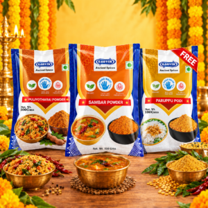 Dussehra Offer: Combo 3 (Sambar + Puliyotharai+ Paruppu Podi)